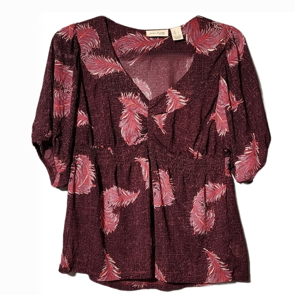 DKNY Petites Floral Blouse, Large - Picture 1 of 4